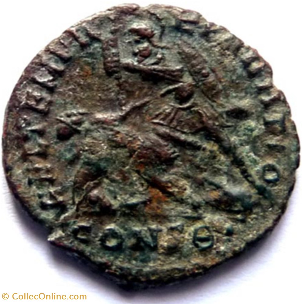 Constance II 355-361/Constantinople/FEL TEMP REPARATIO monnaie antique av jc ap romaine republicaine imperiale constance ii 355 361 constantinople fel temp reparatio