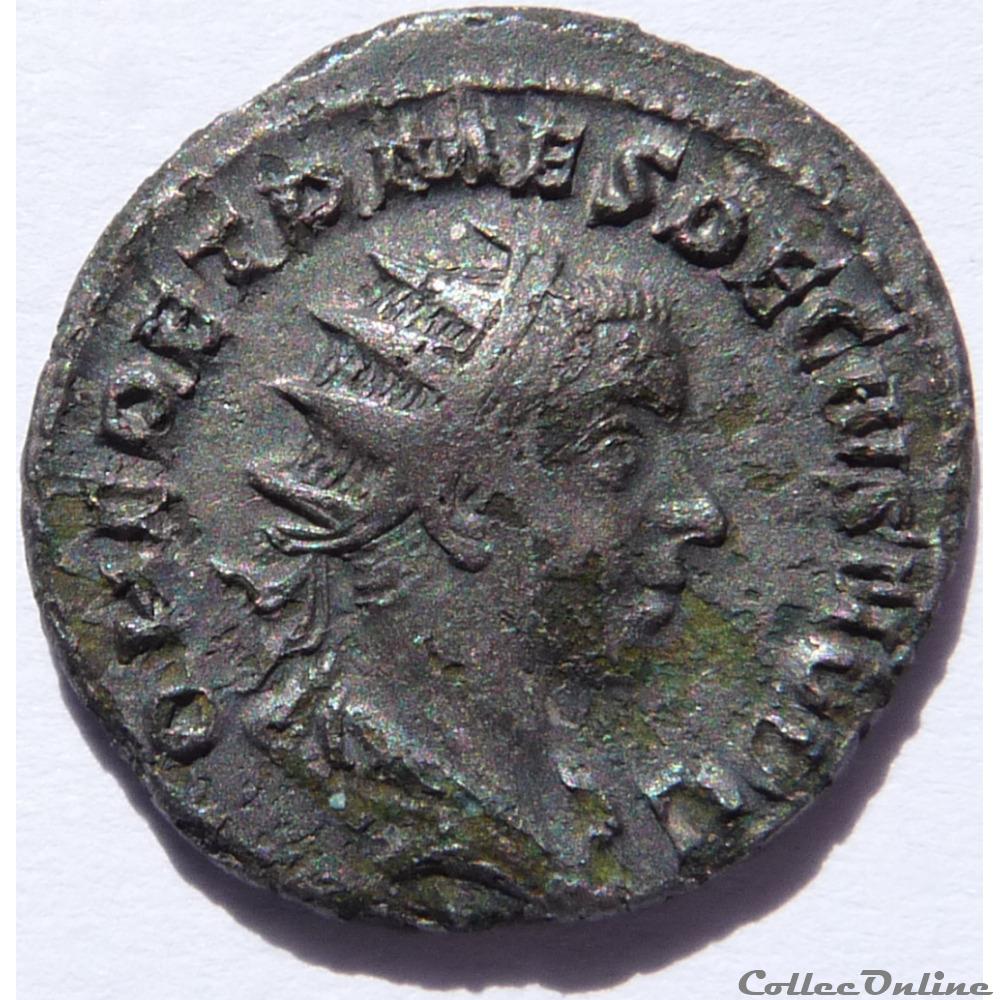 Etruscus 250-251/Rome/RIC IVc 138 monnaie antique av jc a ap romaine etruscus 250 251 rome ric ivc 138