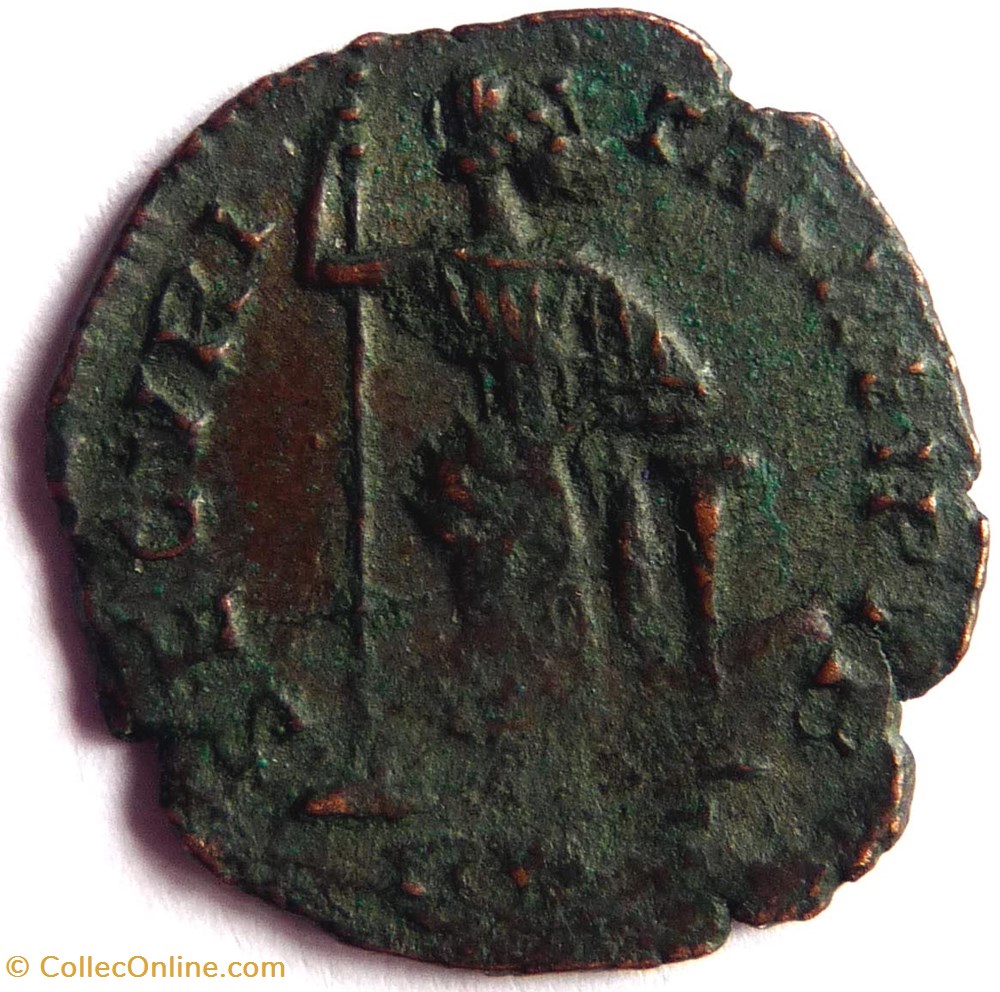 Constance II 340/Rome/SECVRITAS REIPVB monnaies antiques romaines imperiales et republicaines constance ii 340 rome secvritas reipvb