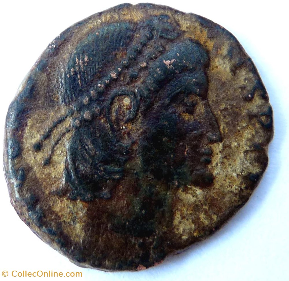 monnaies antiques romaines republicaines imperiales constans 347 348 nicomedie vot xx mvlt xxx