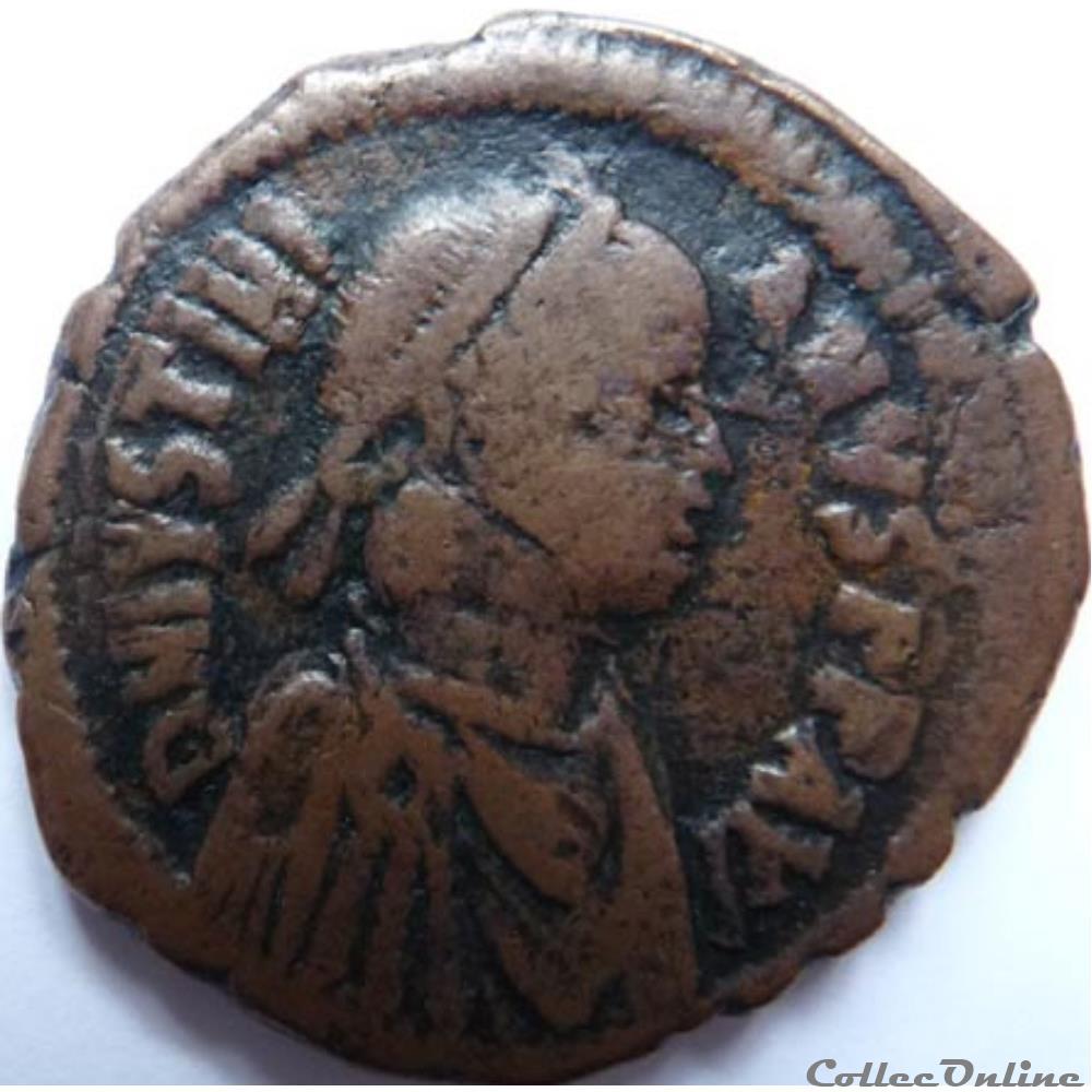 Monnaie incuse refrappée pour Justinien monnaies byzantines l empire d anastase maurice tibere monnaie incuse refrappee pour justinien