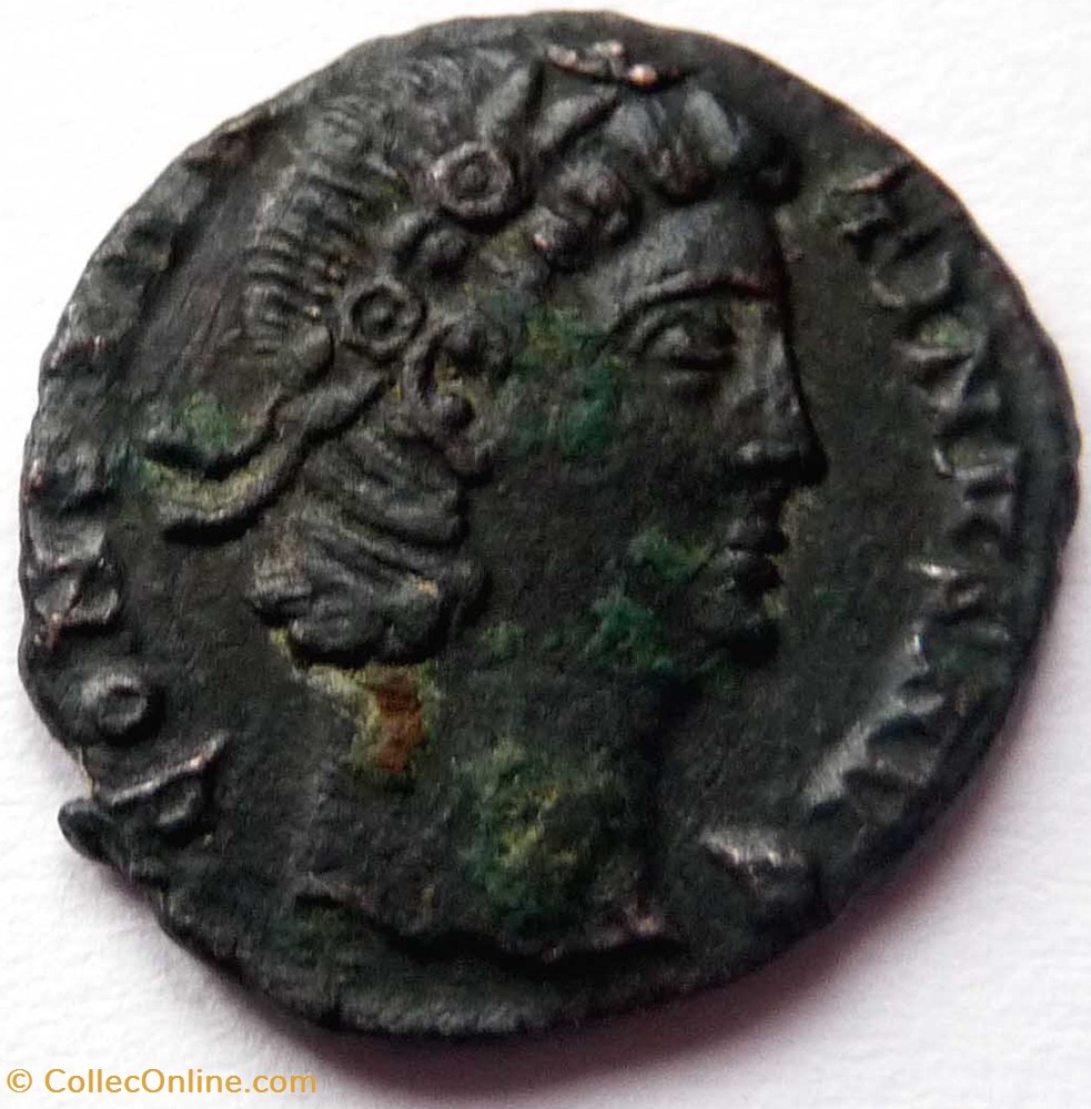 Constantin II 337-340/Héraclée/GLORIA EXERCITVS monnaies antiques romaines imperiales et republicaines constantin ii 337 340 heraclee gloria exercitvs