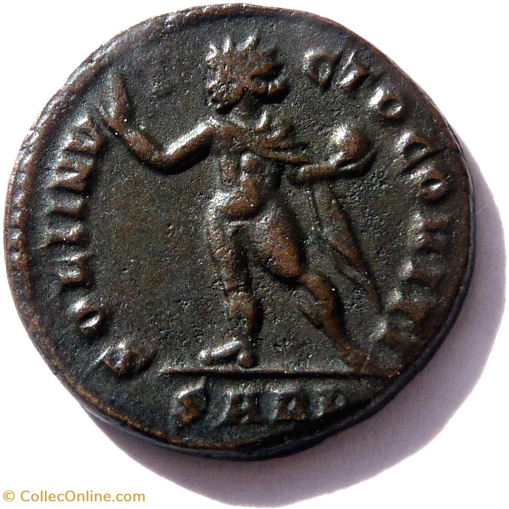 Licinius 1er 313-314/Arles/SOLI INVICTO COMITI monnaies antiques romaines republicaines imperiales licinius 1er 313 314 arles soli invicto comiti