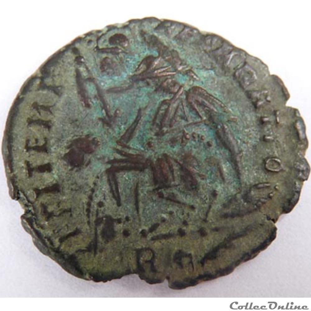 monnaie antiquite av jc ap romaine republicaine imperiale constance galle 352 355 rome fel temp reparatio