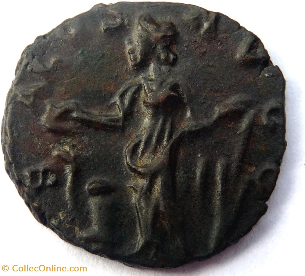 monnaies antiques jc ap romaines republicaines imperiales tetricus 1er 273 274 treves salvs avgg
