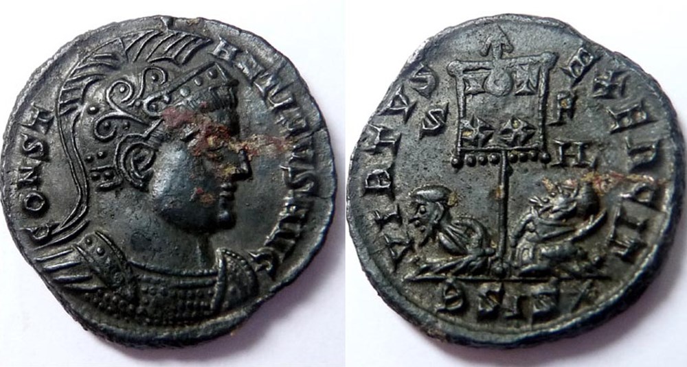 VIRTVS EXERCIT/320/Siscia monnaies antiques romaines imperiales et republicaines virtvs exercit 320 siscia