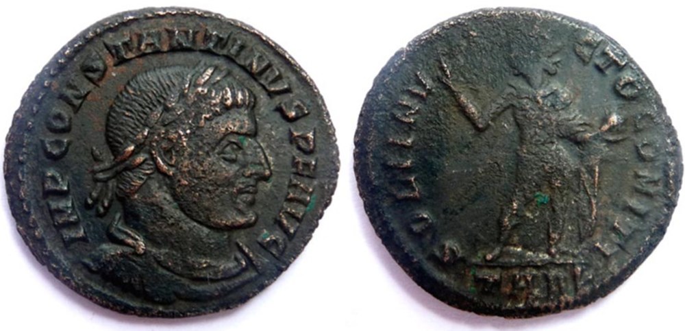 RIC 44/Constantin 1er 313-314/Arles/SOLI INVICTO COMITI monnaies antiques romaines imperiales et republicaines ric 44 constantin 1er 313 314 arles soli invicto comiti