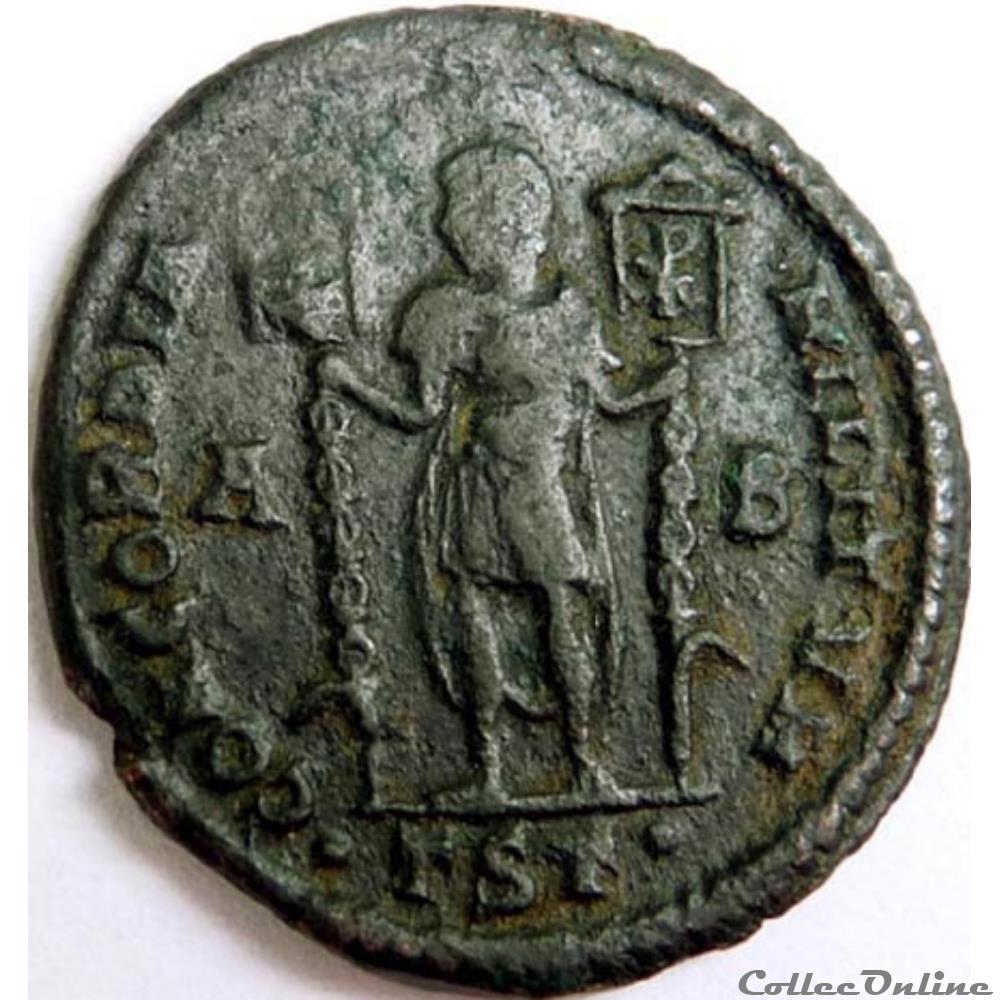 monnaies antiques romaines republicaines imperiales constance ii 350 thessalonique fel temp reparatio