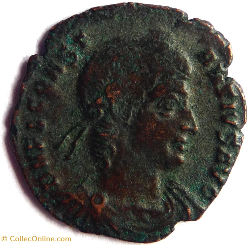 Constance II 340/Rome/SECVRITAS REIPVB monnaies antiques romaines imperiales et republicaines constance ii 340 rome secvritas reipvb