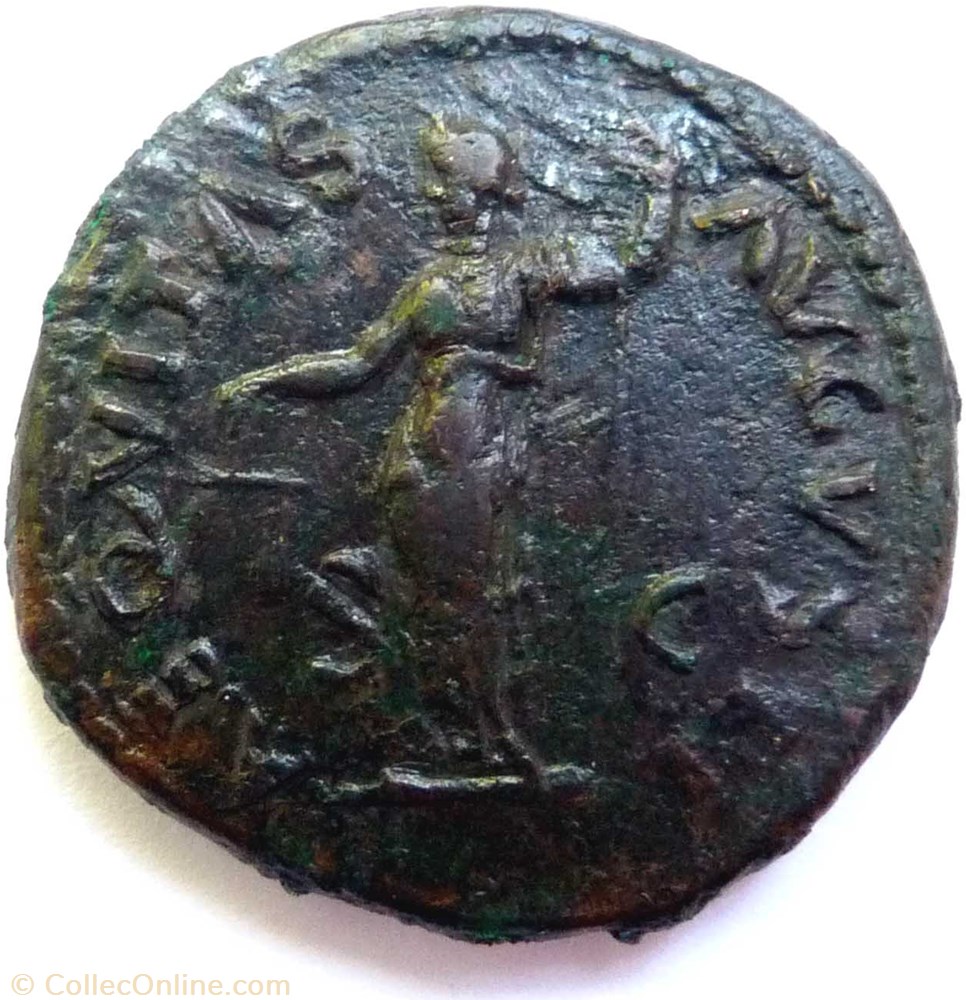 monnaie antique jc ap romaine vespasien 71 as rome aeqvitas avgvsti