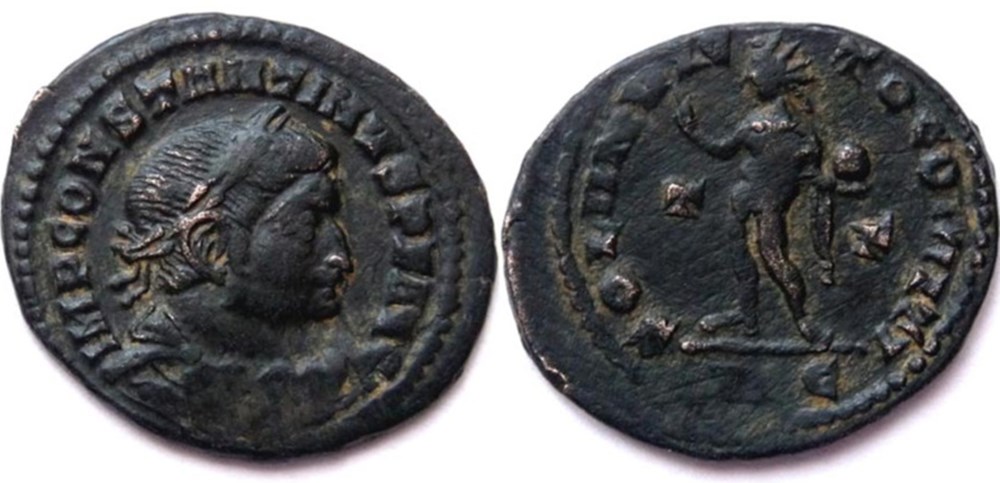 RIC 16/Constantin 1er 315/Lyon/SOLI INVICTO COMITI monnaies antiques romaines imperiales et republicaines ric 16 constantin 1er 315 lyon soli invicto comiti