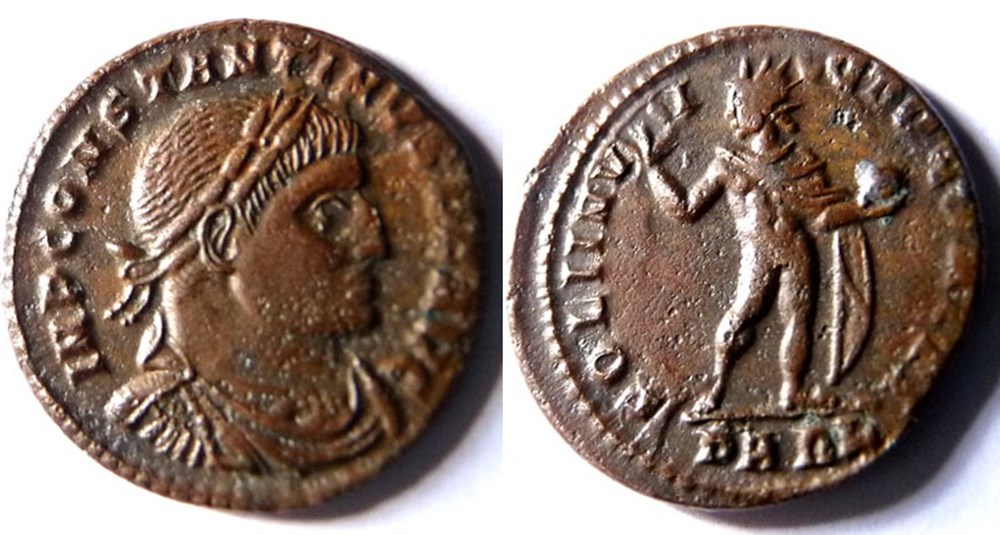 RIC 44/Constantin 1er 313-314/Arles/SOLI INVICTO COMITI monnaies antiques romaines imperiales et republicaines ric 44 constantin 1er 313 314 arles soli invicto comiti