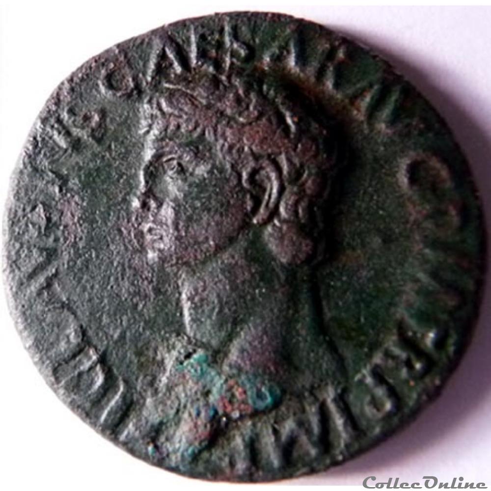 Claude 41-50/As/Constantiae monnaie antique av jc ap romaine claude 41 50 as constantiae