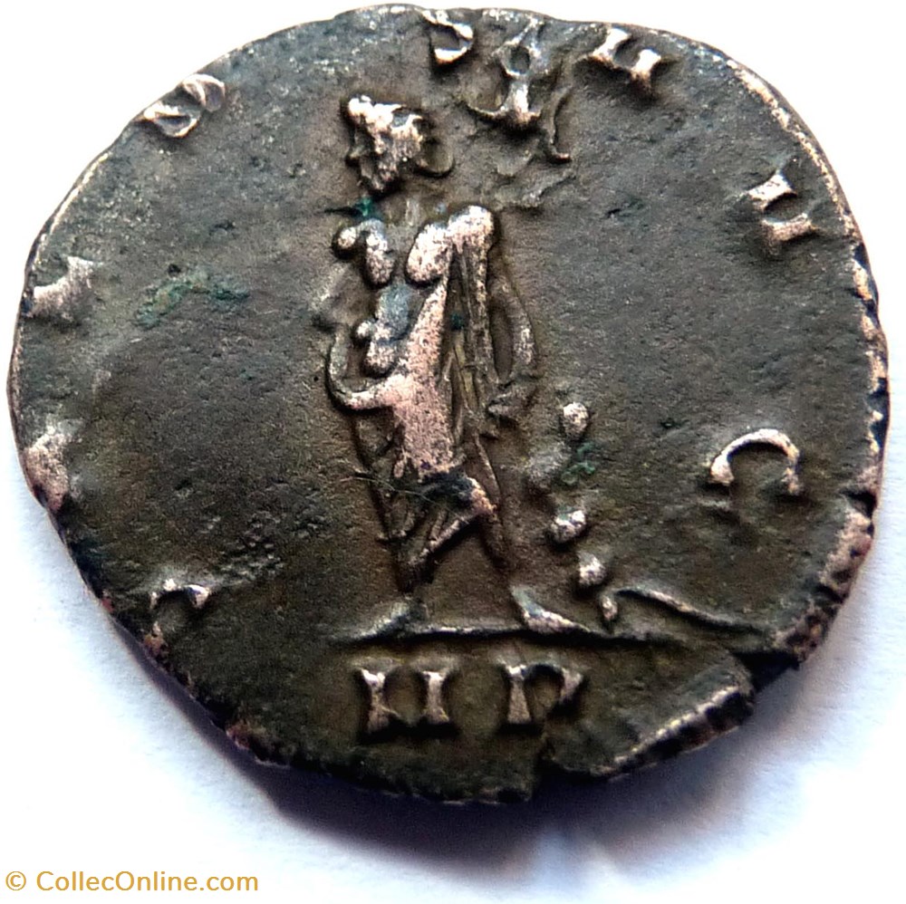 Gallien 260-268/Milan/VIRTVS AVG (Esculape) monnaies antiques romaines republicaines imperiales gallien 260 268 milan virtvs avg esculape
