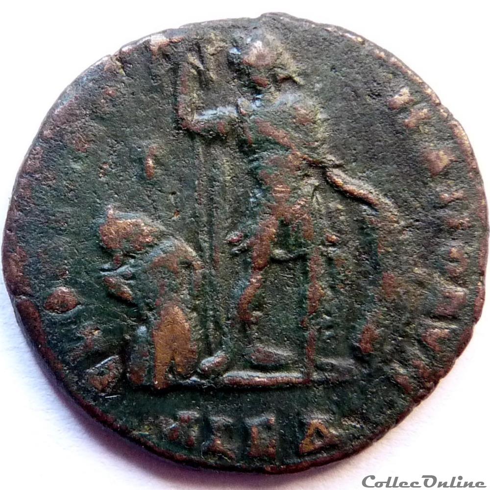 Arcadius 383/Alexandrie/GLORIA ROMANORVM monnaie antique av jc ap romaine arcadius 383 alexandrie gloria romanorvm