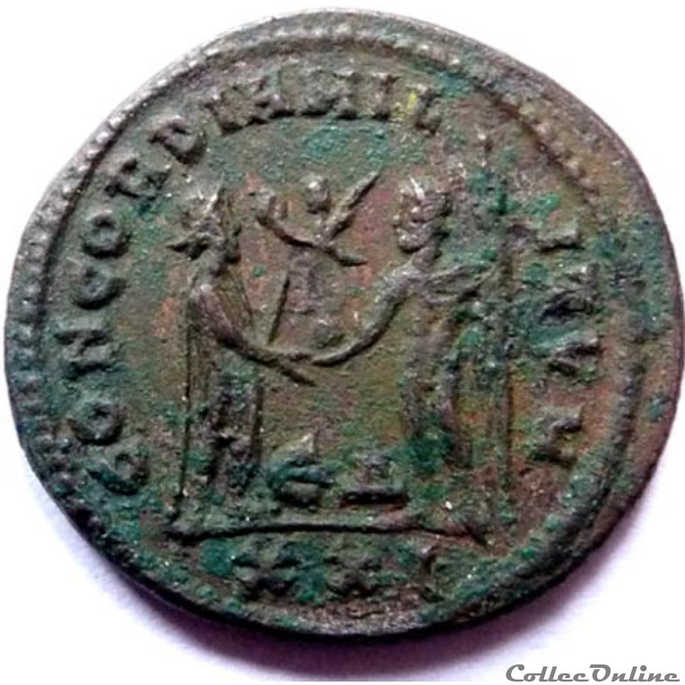 Maximien Hercule 293/Antioche/CONCORDIA MILITVM monnaies antiques romaines imperiales et republicaines maximien hercule 293 antioche concordia militvm