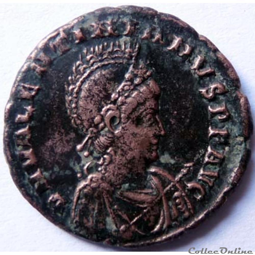 monnaie antique av jc ap romaine valentinien ii 383 388 antioche gloria romanorvm