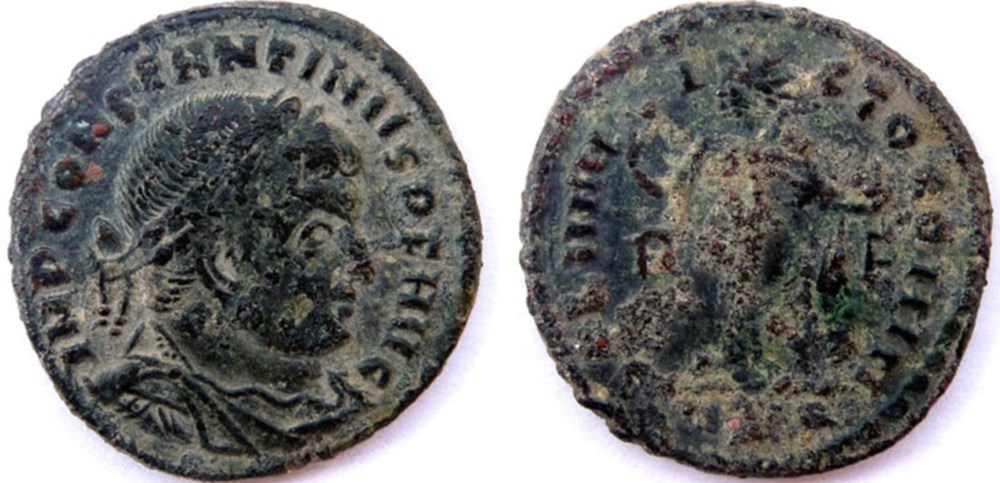 monnaies antiques romaines imperiales et republicaines ric 19 constantin 1er 314 rome soli invicto comiti