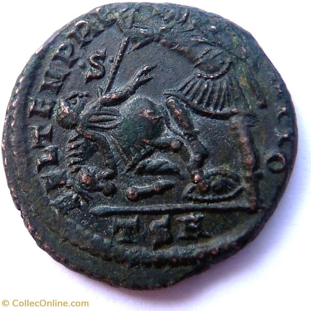 Constance II 351-355/Thessalonique/FEL TEMP REPARATIO monnaies antiques romaines imperiales et republicaines constance ii 351 355 thessalonique fel temp reparatio