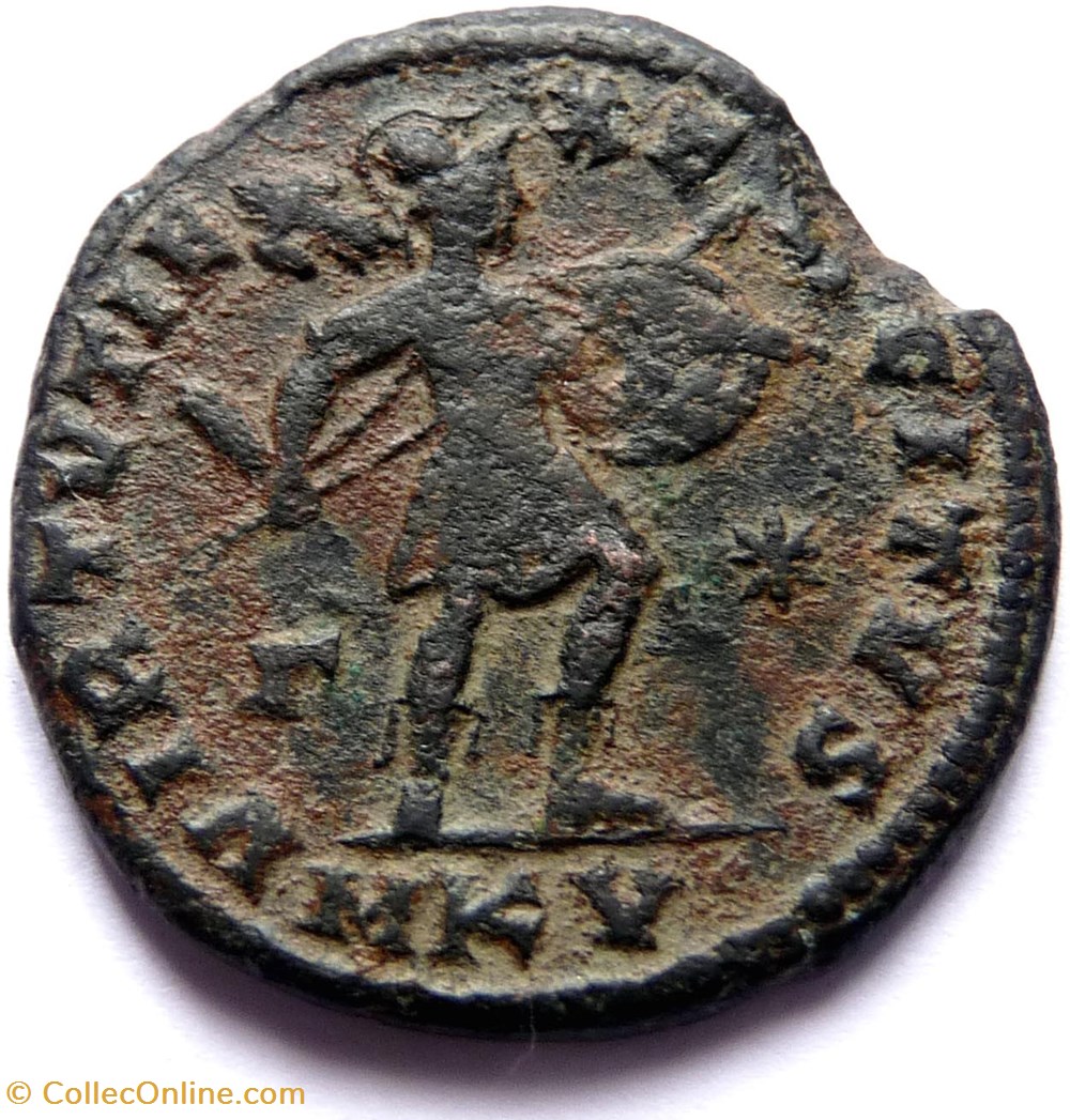 Maximin Daia césar 309-310/Cyzique/VIRTVTI EXERCITVS monnaies antiques romaines imperiales et republicaines maximin daia cesar 309 310 cyzique virtvti exercitvs