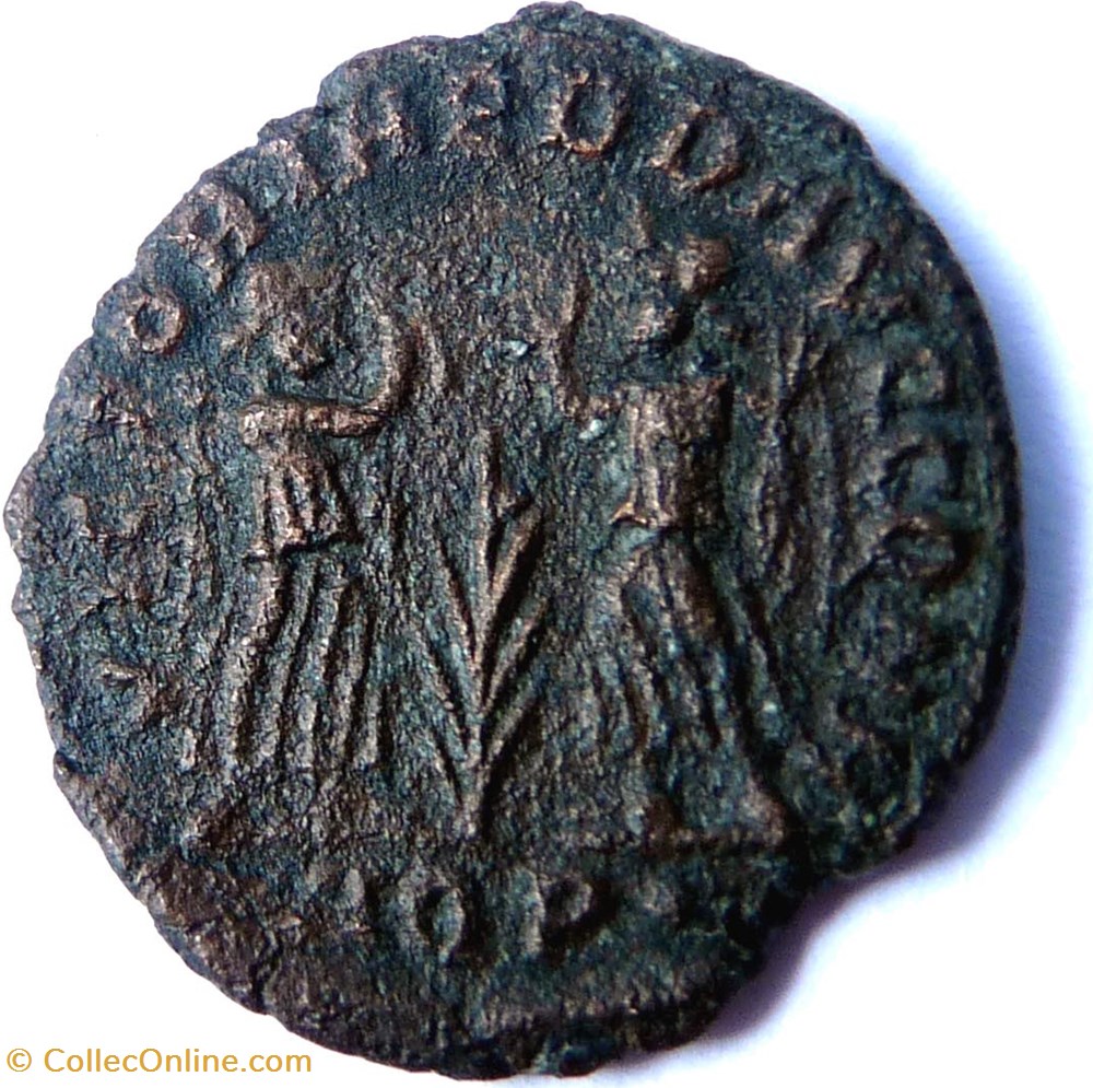 Constans 341-347/Aquilée/VICTORIAE DD AVGG Q NN monnaies antiques romaines republicaines imperiales constans 341 347 aquilee victoriae dd avgg q nn