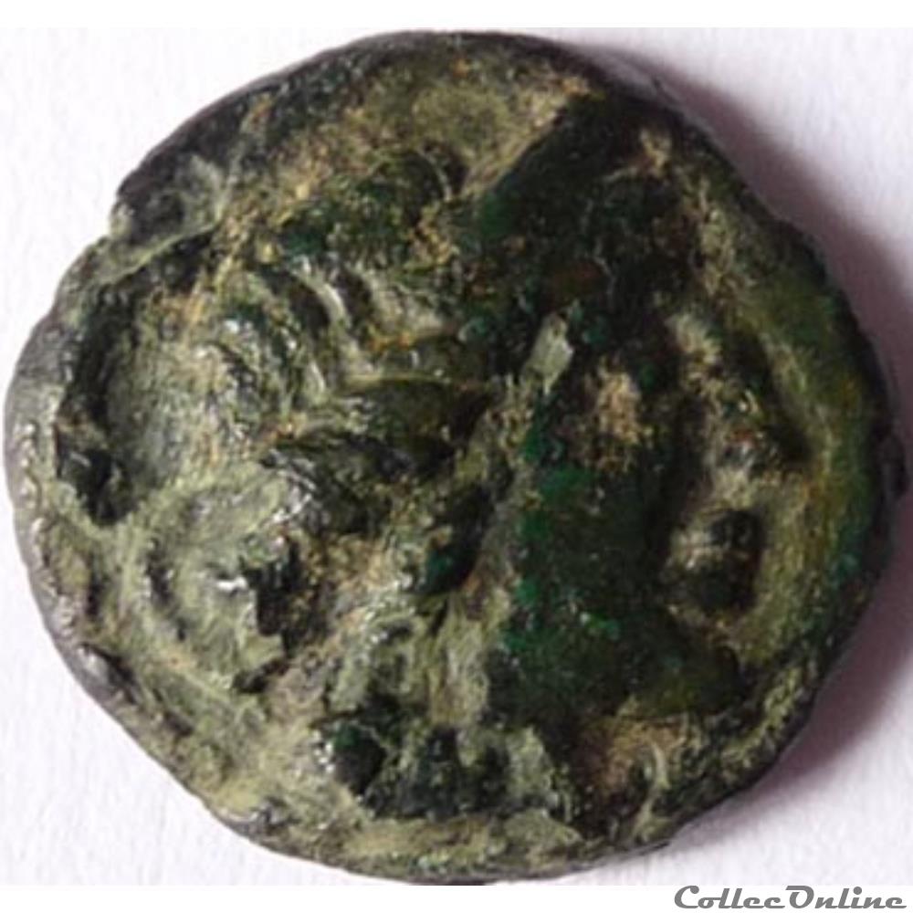 Bronze au Demos 1er s av JC monnaie antique ap gauloise bronze au demos 1er s av jc