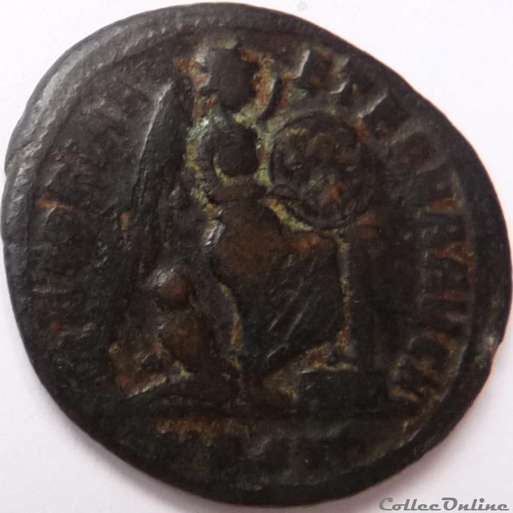 monnaies antiquite jc ap romaines republicaines imperiales maxence 309 312 ostie victoria aeterna avg n