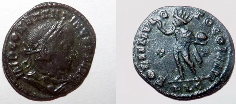 RIC 15/Constantin 1er 315/Lyon/SOLI INVICTO COMITI monnaies antiques romaines imperiales et republicaines ric 15 constantin 1er 315 lyon soli invicto comiti