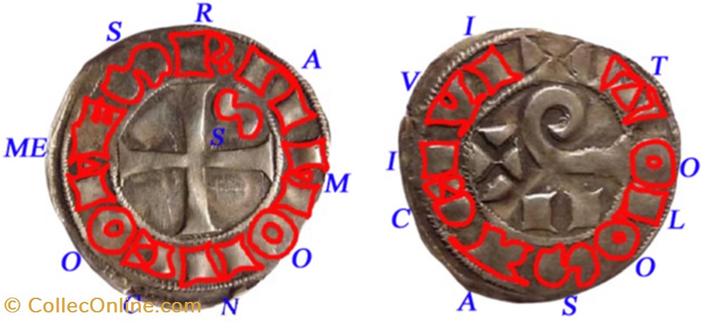 Raymond V, VI, VII 1148-1249 3 monnaies france feodales raymond v vi vii 1148 1249