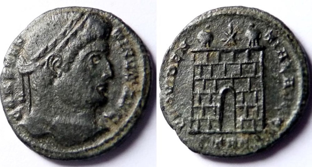 PROVIDENTIAE AVGG/327-328/Trèves monnaies antiques romaines imperiales et republicaines providentiae avgg 327 328 treves