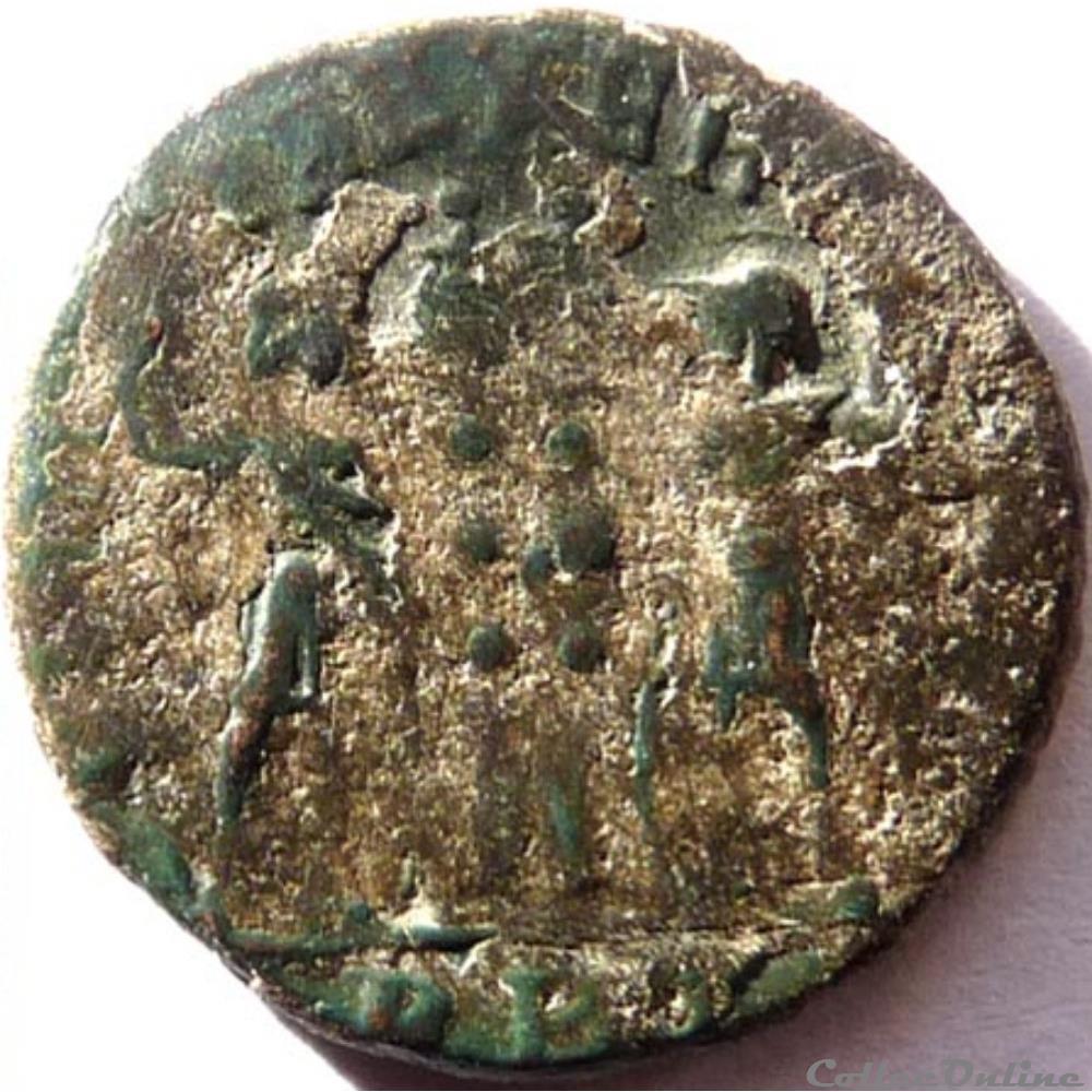 Constance II 330-331/Rome/GLORIA EXERCITVS monnaies antiques romaines republicaines imperiales constance ii 330 331 rome gloria exercitvs