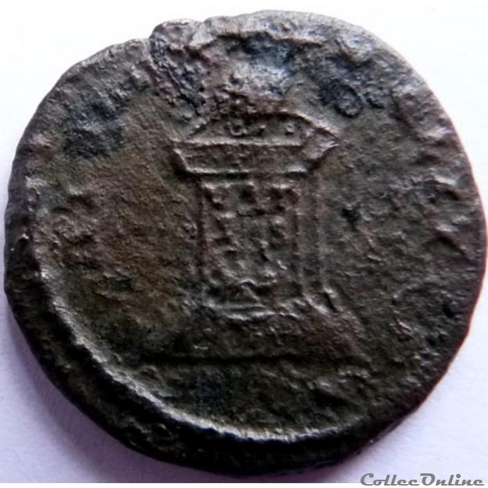 Constantin II 323-324/Londres/BEAT TRANQLITAS monnaie antique av jc ap romaine constantin ii 323 324 londres beat tranqlitas