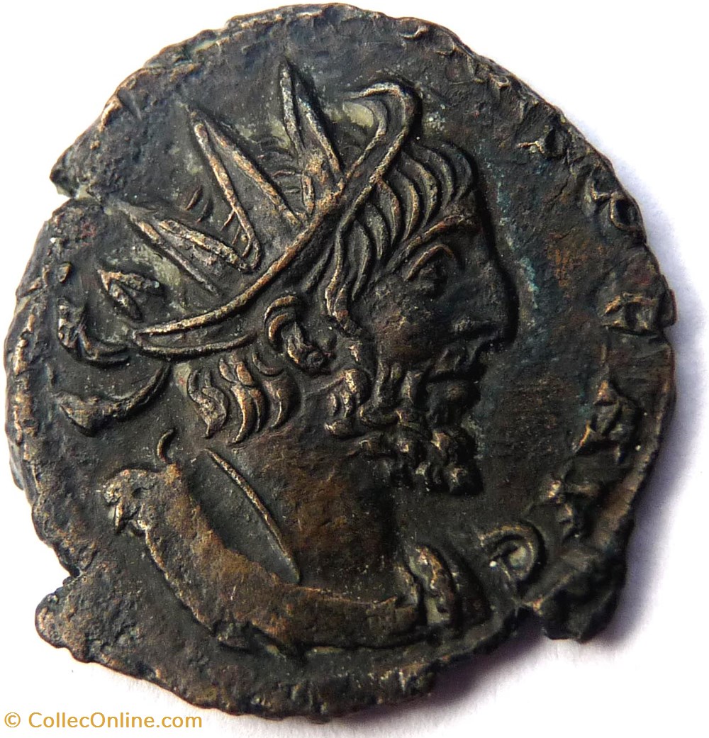 Victorin 271/Trèves/SALVS AVG monnaies antiques jc ap romaines republicaines imperiales victorin 271 treves salvs avg