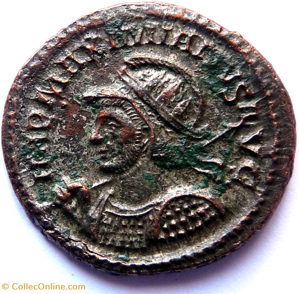 Maximien Hercule 289-290/Lyon/PAX AVGG monnaies antiques romaines republicaines imperiales maximien hercule 289 290 lyon pax avgg