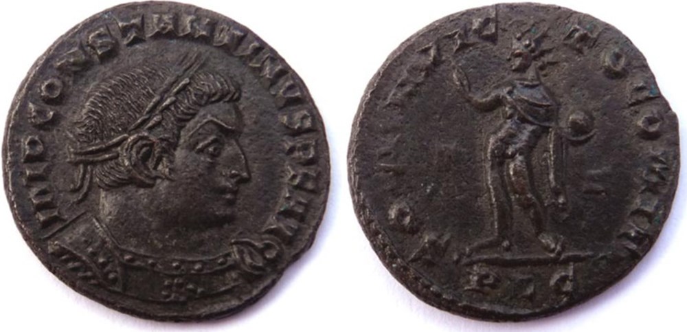 RIC 17/Constantin 1er 315/Lyon/SOLI INVICTO COMITI monnaies antiques romaines imperiales et republicaines ric 17 constantin 1er 315 lyon soli invicto comiti
