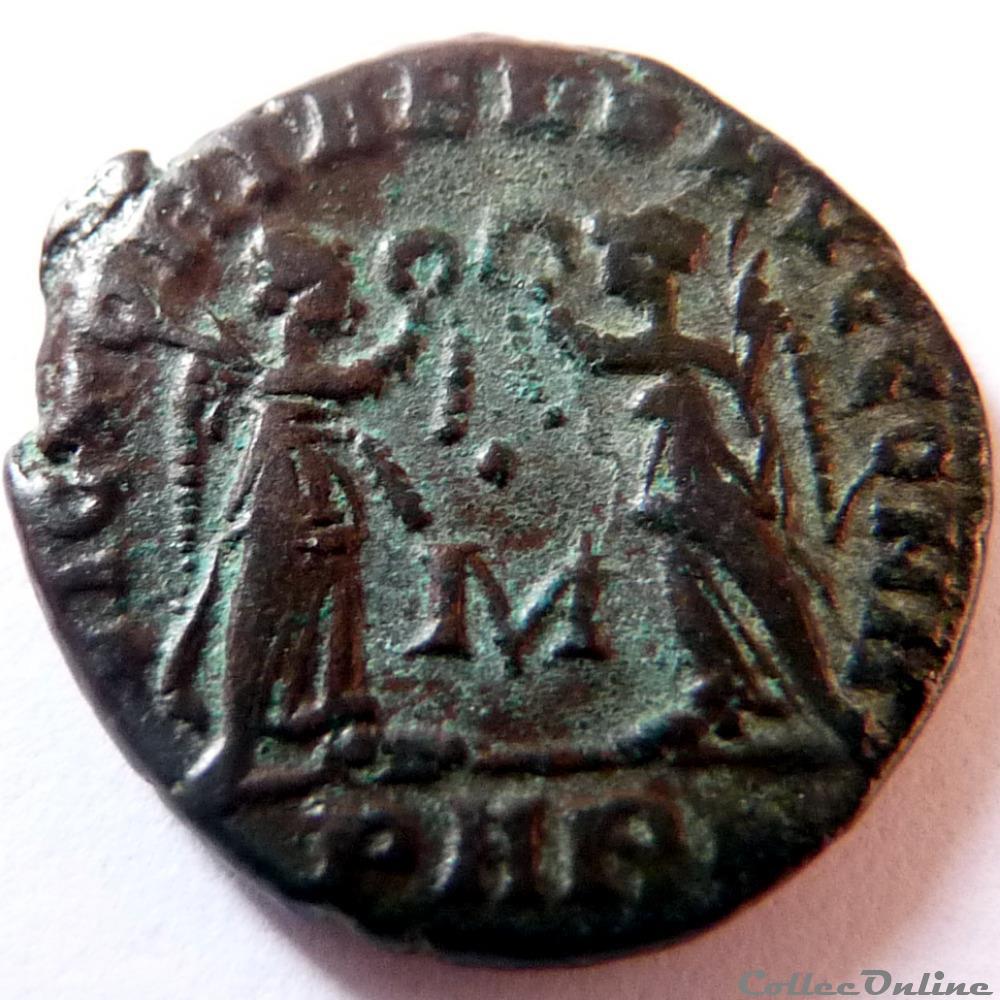 Constance II 342-345/Arles/VICTORIAE DD AVG Q NN monnaies antiquite jc ap romaines republicaines imperiales constance ii 342 345 arles victoriae dd avg q nn
