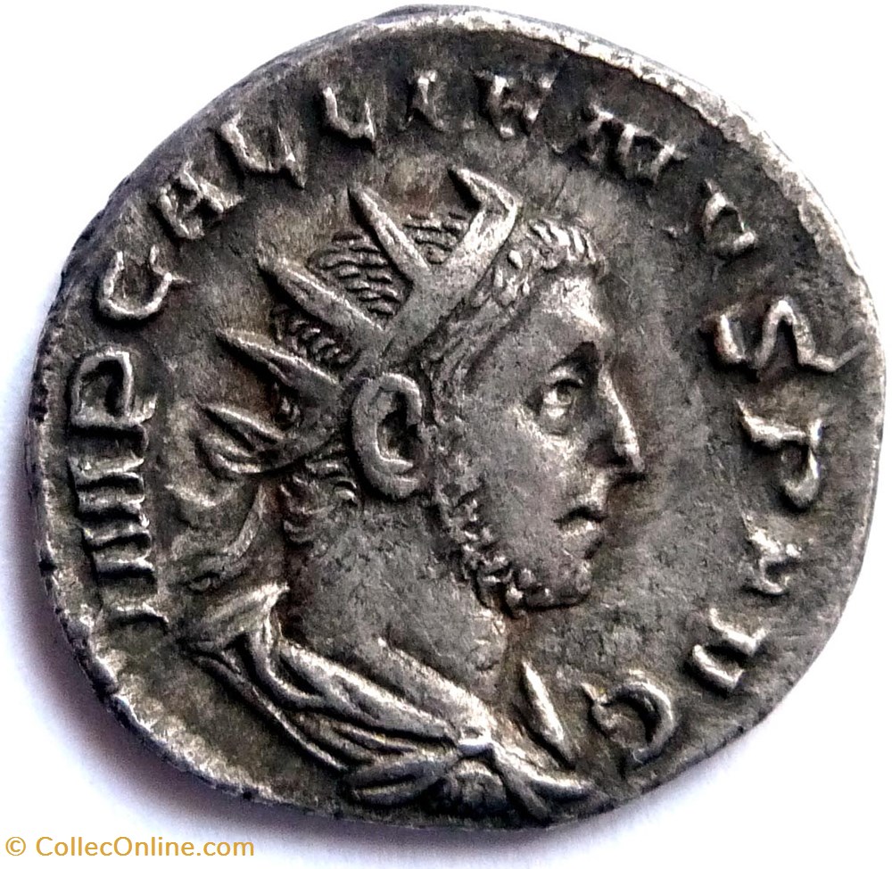 monnaies antiques romaines imperiales et republicaines gallien 257 258 milan salvs avgg