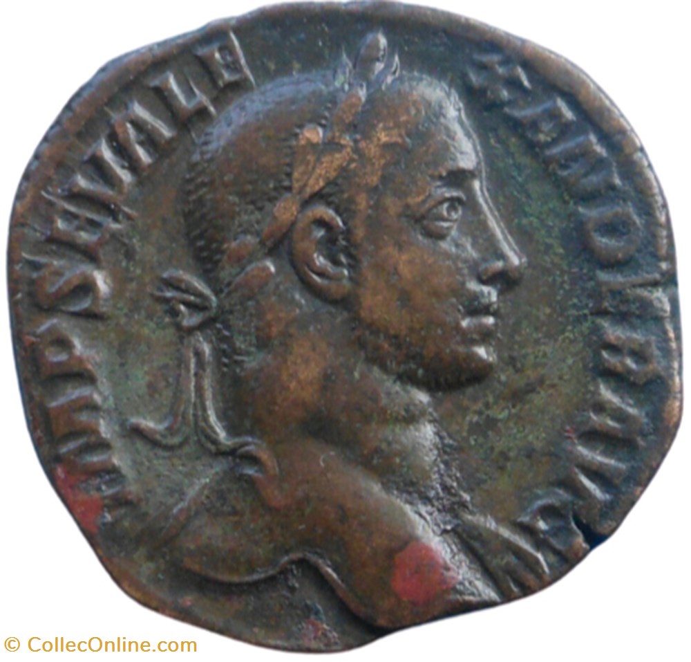 monnaie antique jc ap romaine republicaine imperiale alexandre severe 222 231 sesterce rome victoria avgvsti