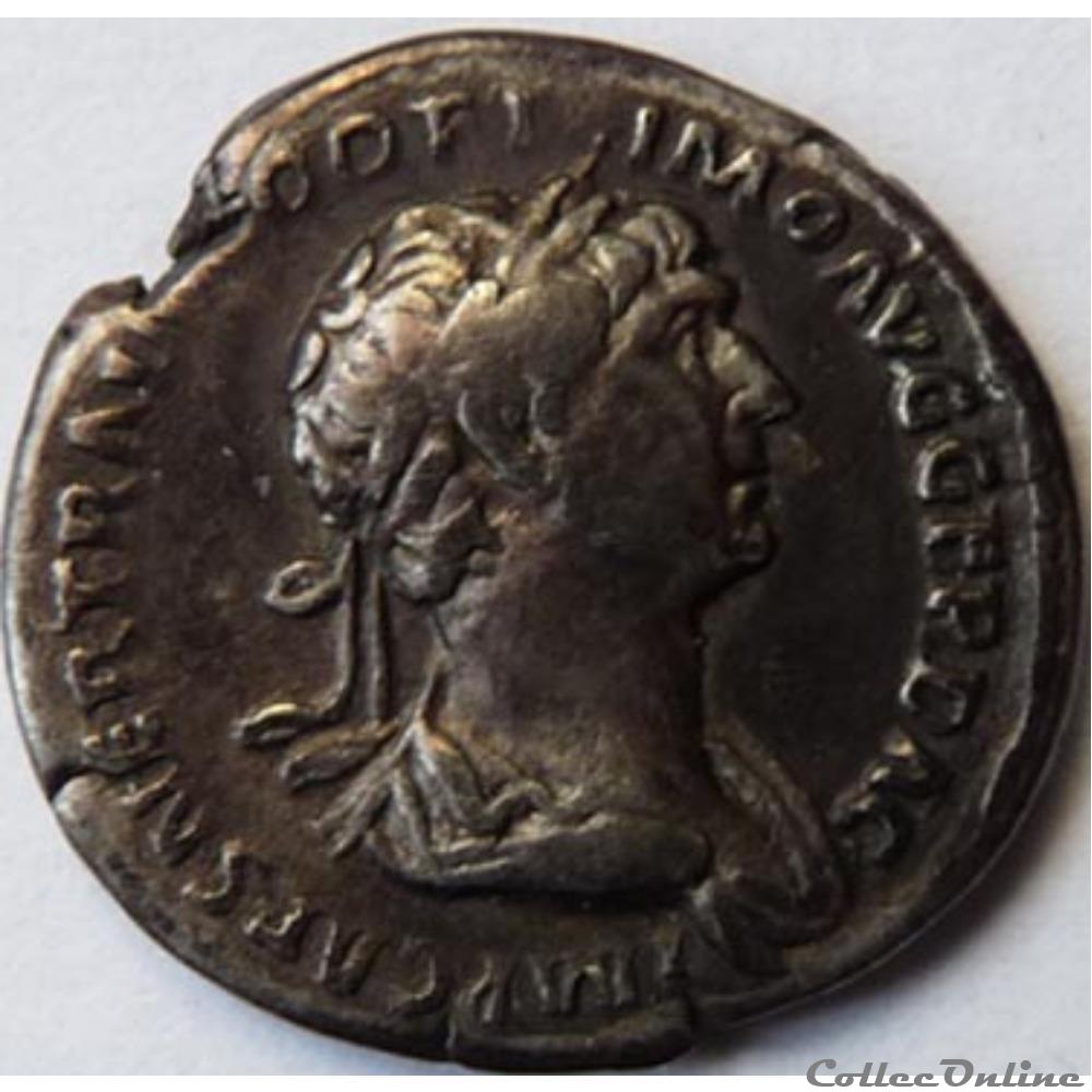 monnaies antiques romaines imperiales et republicaines trajan 114 117 denier rome ric ii 355