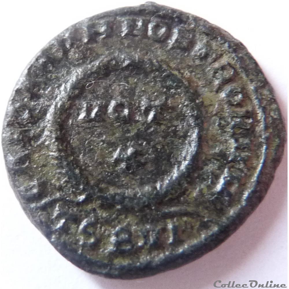 Constantin II 324/Thessalonique/CAESARVM NOSTRORVM monnaie antique av jc ap romaine constantin ii 324 thessalonique caesarvm nostrorvm