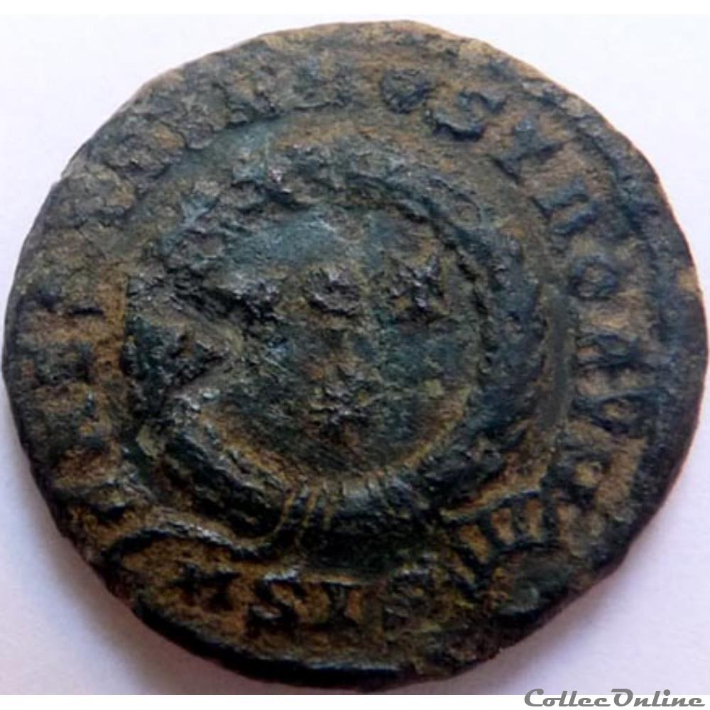 Crispus 321-324/Siscia/CAESARVM NOSTRORVM monnaie antique av jc ap romaine crispus 321 324 siscia caesarvm nostrorvm