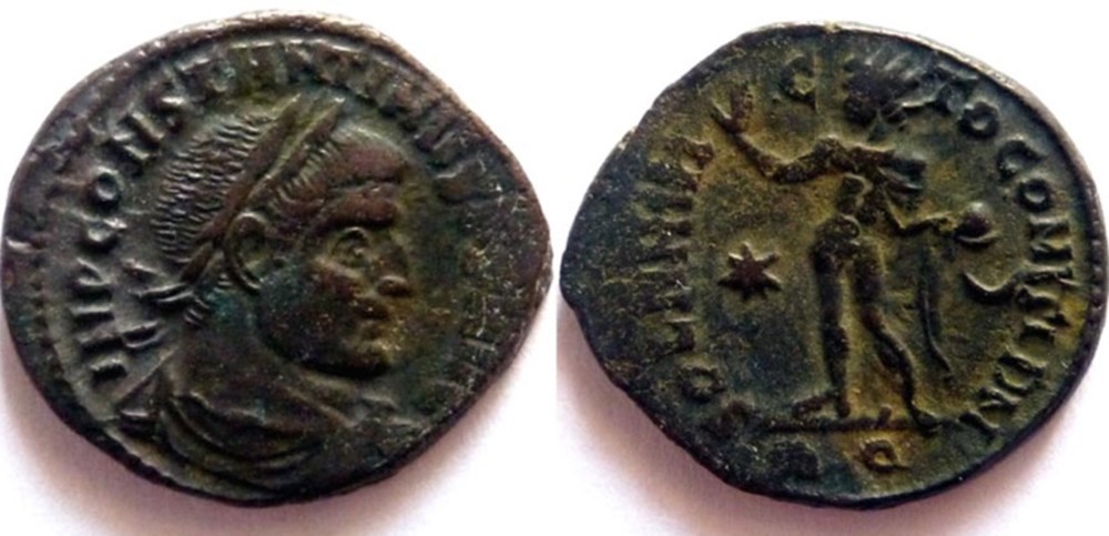 RIC 46 var/Constantin 1er 316/Rome/SOLI INVICTO COMITI DN monnaies antiques romaines imperiales et republicaines ric 46 var constantin 1er 316 rome soli invicto comiti dn