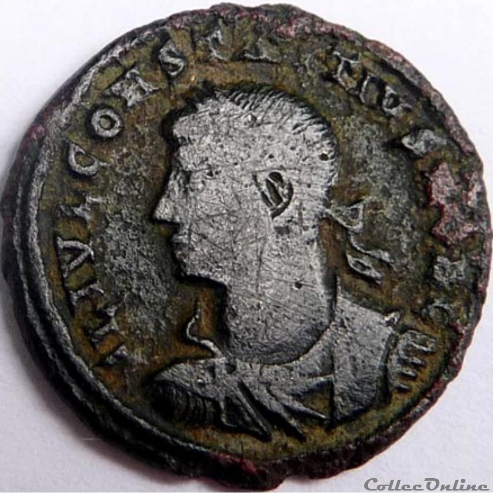 Constance II 328-329/Siscia/PROVIDENTIAE CAESS monnaies antiques romaines republicaines imperiales constance ii 328 329 siscia providentiae caess
