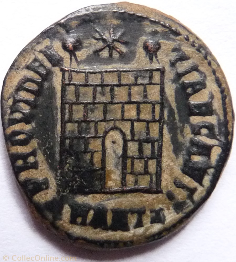 Crispus 326/Antioche/PROVIENTIAE CAESS 2 monnaie antique av jc ap romaine crispus 326 antioche provientiae caess