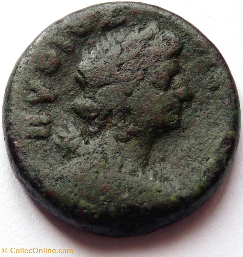 Alexandrie/Néron 67-68 2 monnaies antiques romaines provinciales alexandrie neron 67 68