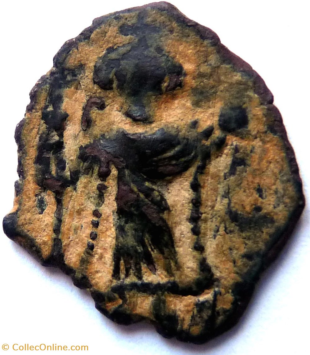 Constans II (630-668)/Califat des Rachidoune (632-661) monnaies byzantines la dynastie heracliide constans ii 630 668 califat des rachidoune 632 661