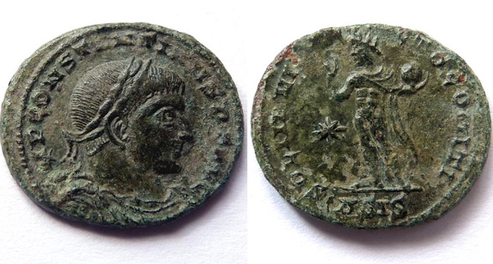 RIC 31/Constantin 1er 317/Siscia/SOLI INVICTO COMITI monnaies antiques romaines imperiales et republicaines ric 31 constantin 1er 317 siscia soli invicto comiti