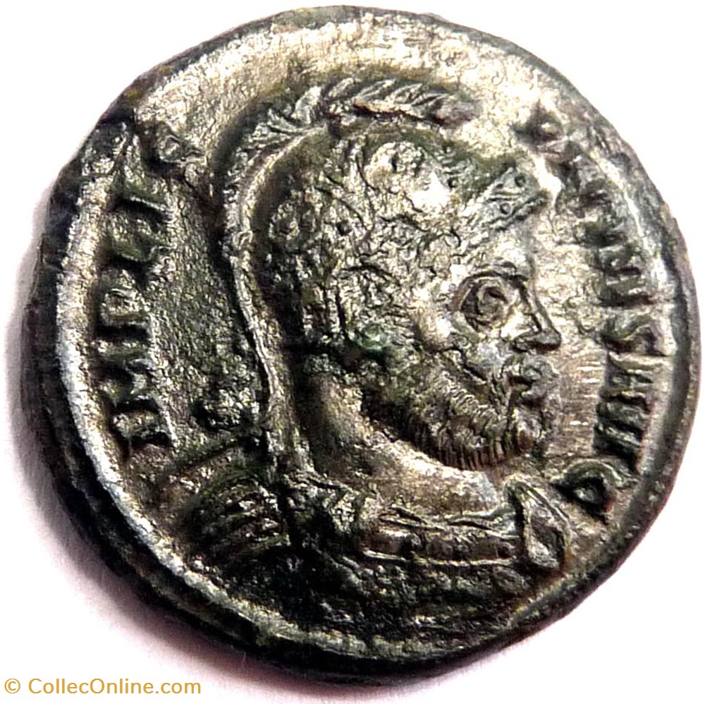 Licinius 1er 320/Aquilée/VIRTVS EXERCIT monnaies antiques romaines republicaines imperiales licinius 1er 320 aquilee virtvs exercit