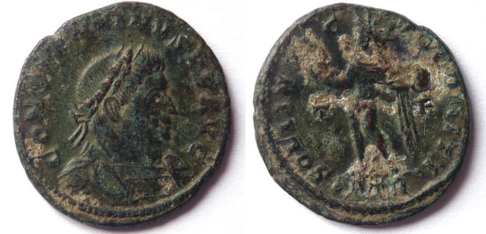 monnaies antiques romaines imperiales et republicaines ric 134 constantin 1er 317 treves soli invicto comiti