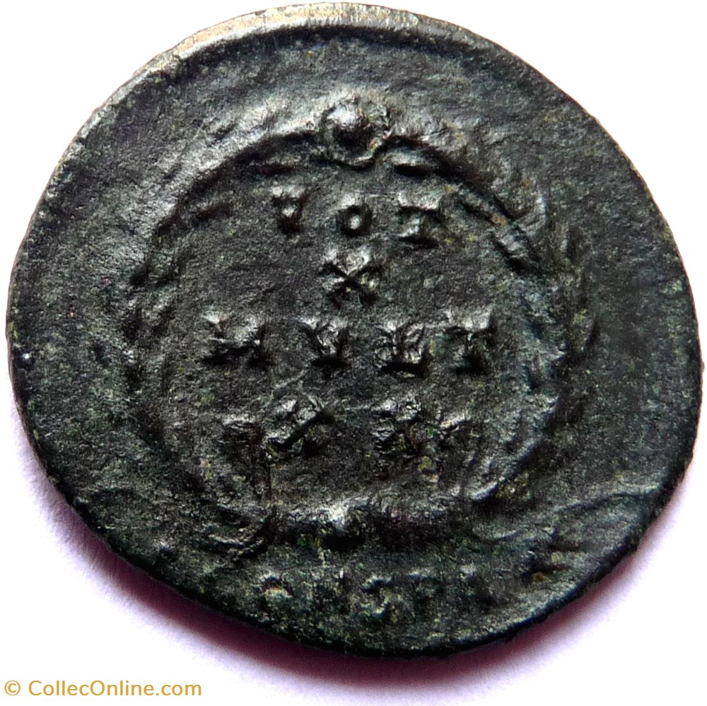 Julien II 361-363/Constantinople/VOT X MVLT XX monnaies antiques romaines republicaines imperiales julien ii 361 363 constantinople vot x mvlt xx
